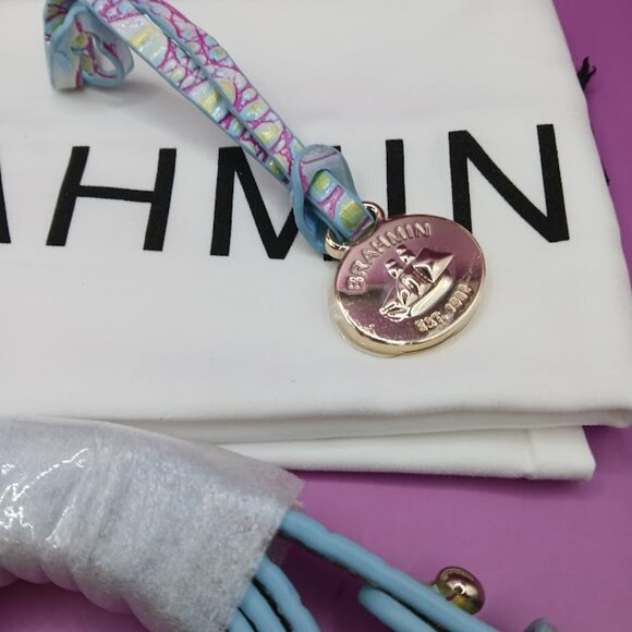 Brahmin dust bag, tag fob and replacement strap NEW Joyful color - Picture 2 of 5